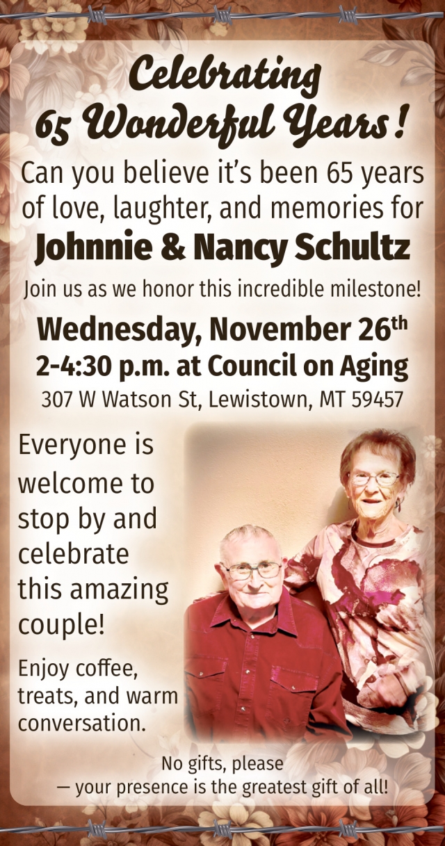 Celebrating 65 Wonderful Years!, Anniversaries