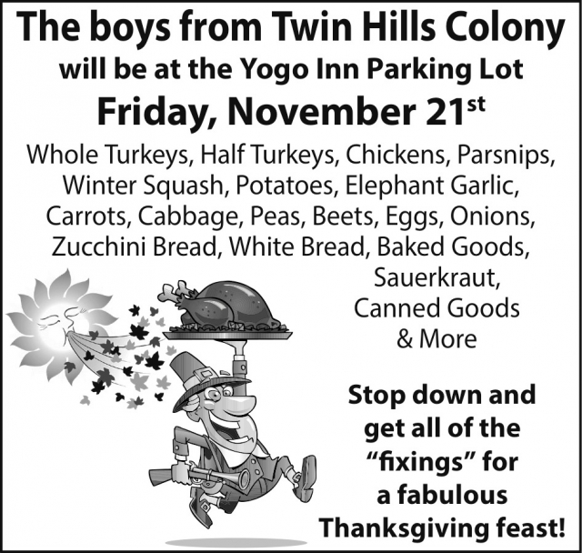 Whole Turkeys, Twin Hills Colony at The Yogo Inn Parking Lot (April 5, 2024), Lewistown, MT