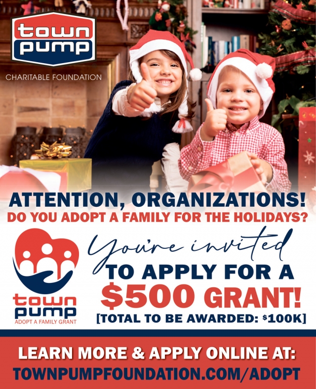 Attention, Organizations!, Town Pump Charitable Foundation, Butte, MT