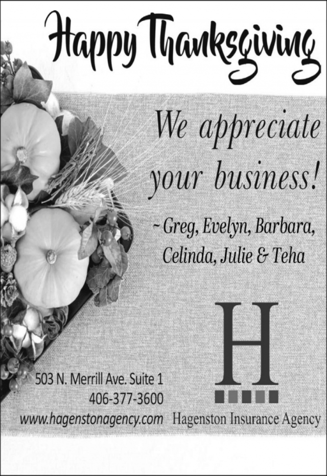 Insurance Agency, Hagenston Insurance, Glendive, MT