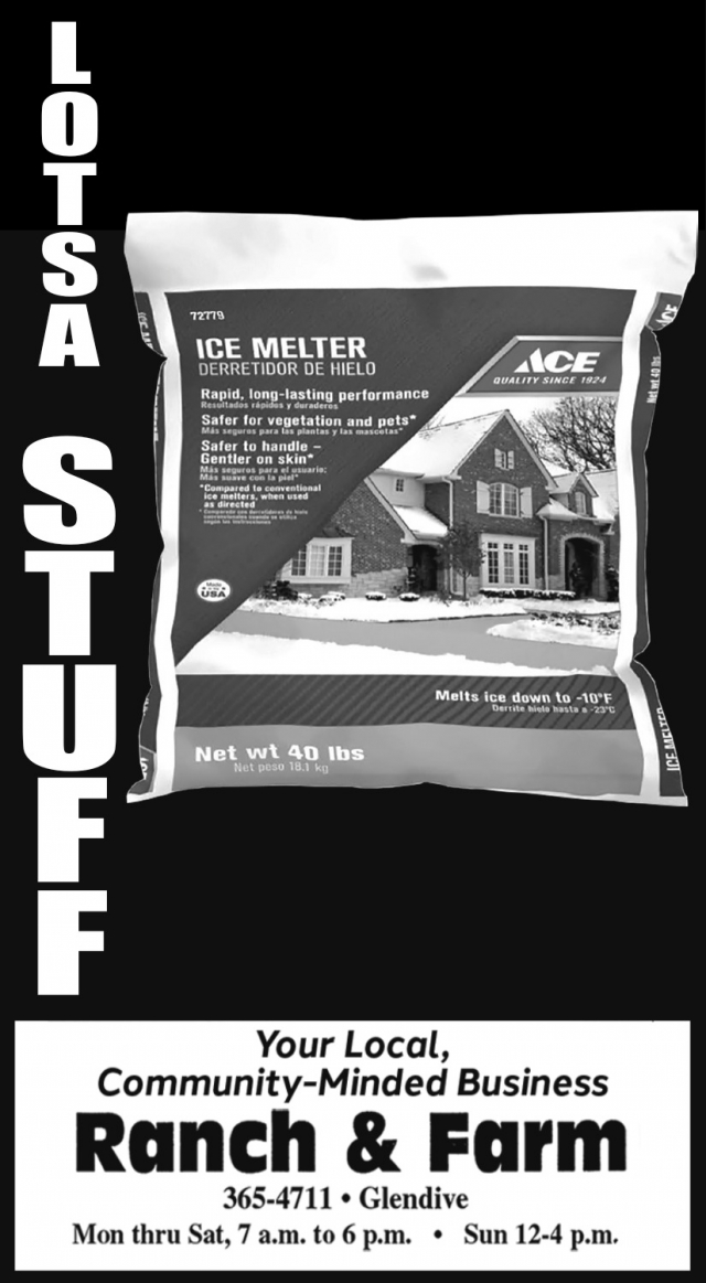 Lotsa Stuff, Ranch & Farm Ace Hardware, Glendive, MT