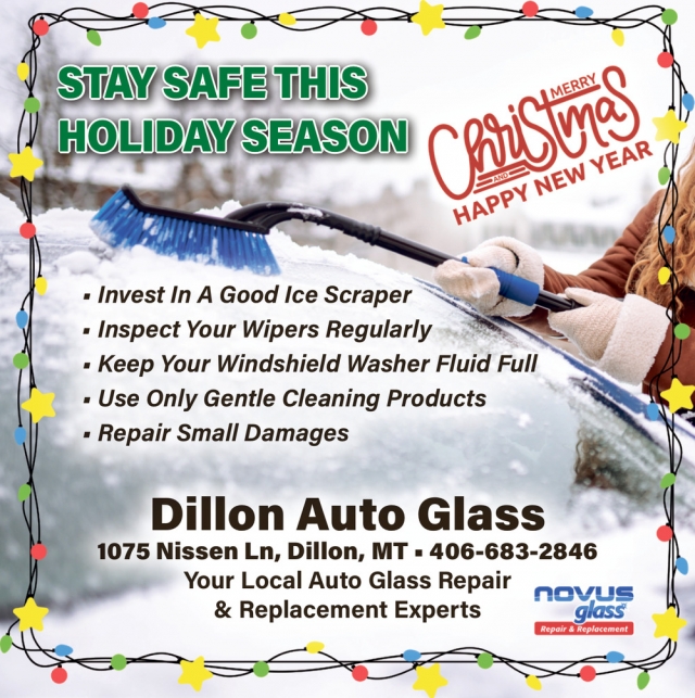 Stay Safe This Holiday Season, Dillon Auto Glass, Dillon, MT