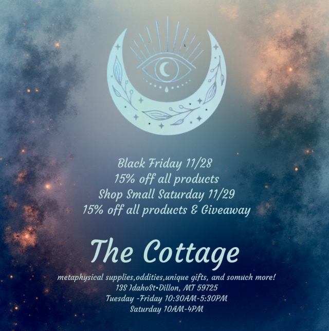 Metaphysical Supplies, The Cottage, Dillon, MT