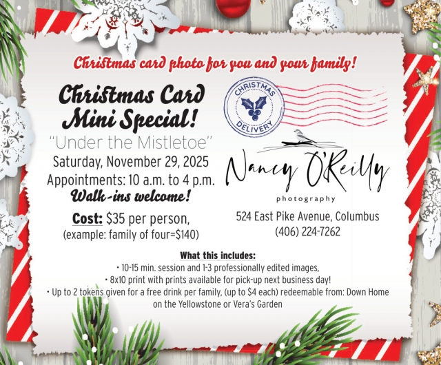 Christmas Card Mini Special!, Nancy O'reilly Photography, Columbus, MT