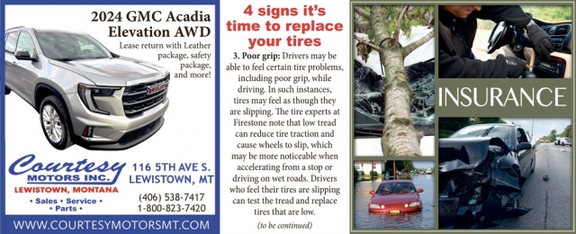 2024 GMC Acadia Elevation AWD, Courtesy Motors Inc