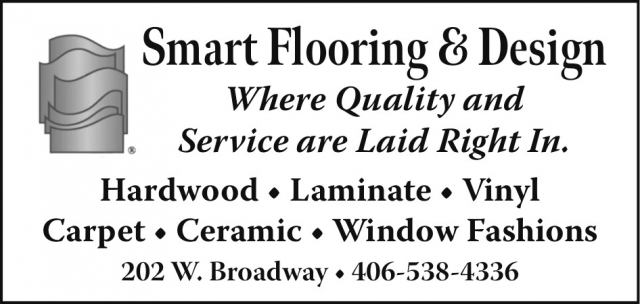 Where Quality and Service and Laid Right In, Smart Flooring & Design, Lewistown, MT
