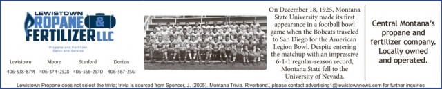 Propane Services, Lewistown Propane & Fertilizer LLC, Stanford, MT