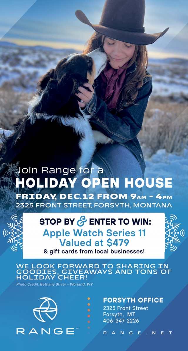 Holiday Open House, Range, Forsyth, MT