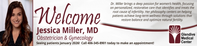 Welcome Jessica Miller, MD, Glendive Medical Center, Glendive, MT