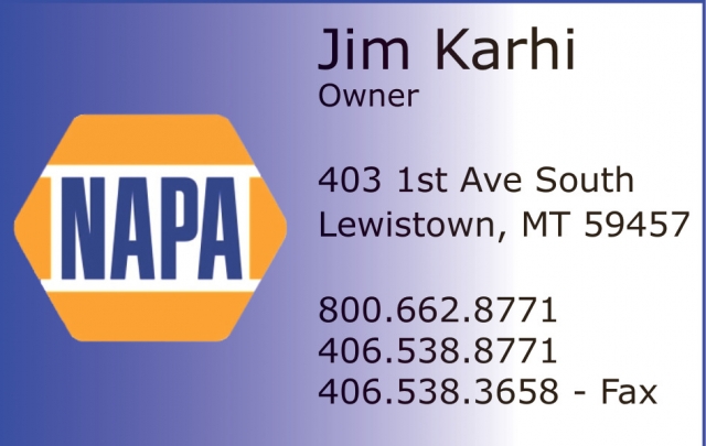 Jim Karhi - Owner, Napa - Lewistown, Lewistown, MT