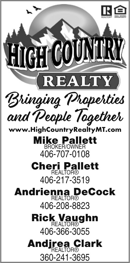 Bringing Properties and People Together, High Country Realty, Lewistown, MT