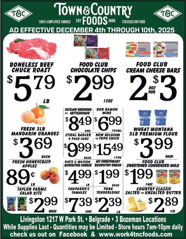 Foods, Town & Country Foods - Bozeman, Bozeman, MT