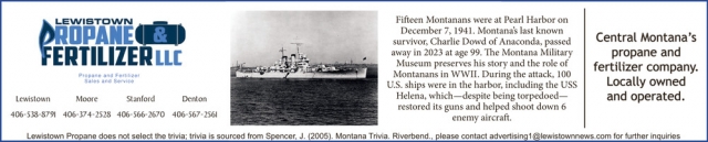 Propane Services, Lewistown Propane & Fertilizer LLC, Stanford, MT