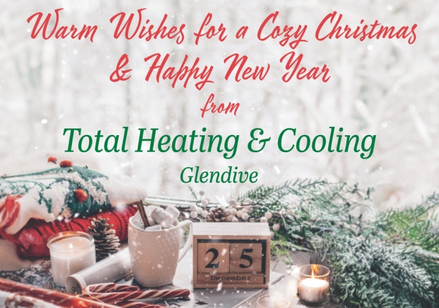 Warm Wishes for A Cozy Christmas & Happy New Year, Total Heating & Cooling, Glendive, MT