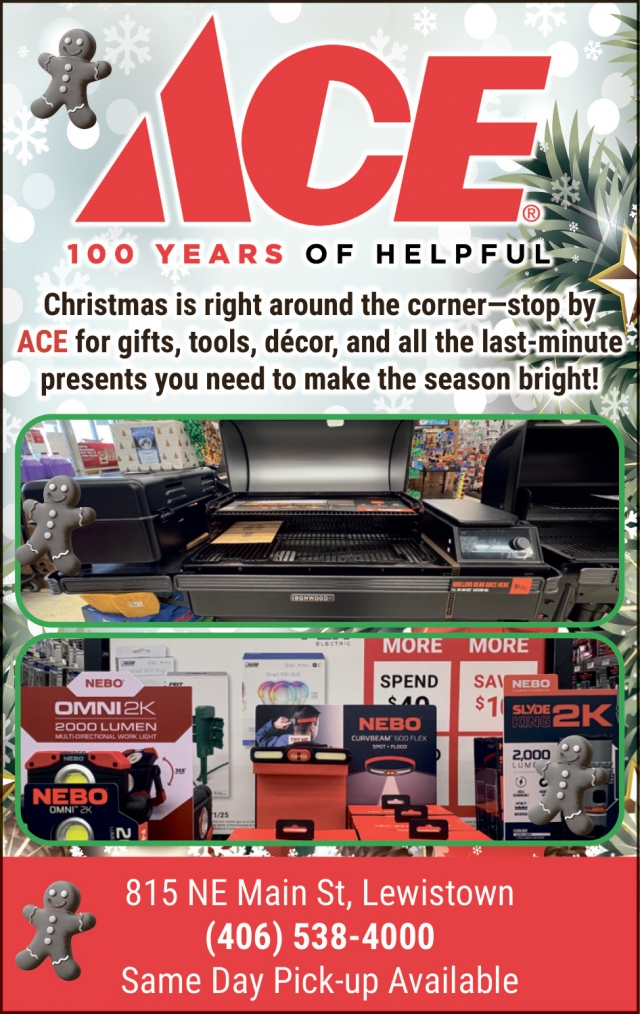100 Years of Helpful, Lewiston Ace Hardware, Lewistown, MT