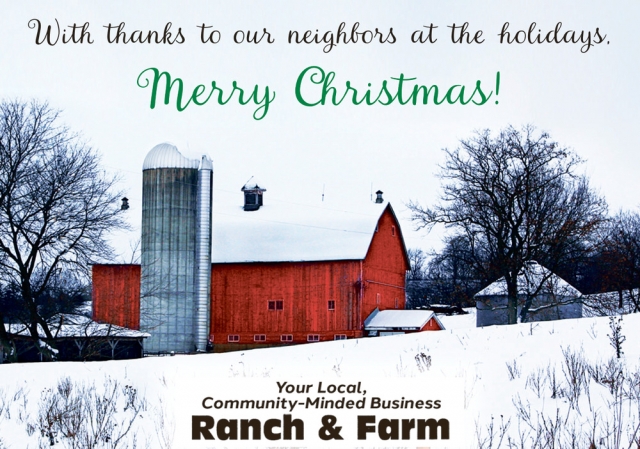 Merry Christmas!, Ranch & Farm Ace Hardware, Glendive, MT