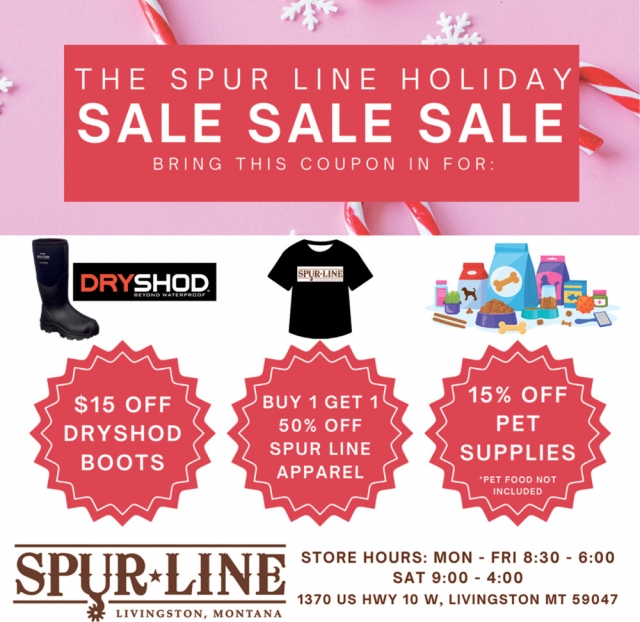 Sale Sale Sale, Spur Line, Livingston, MT