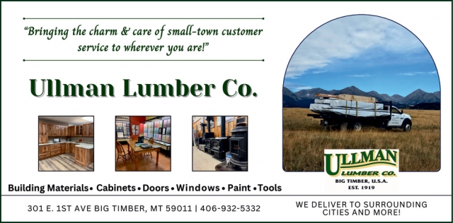 Building Materials, Ullman Lumber Co. - Showplace Cabinetry, Big Timber, MT