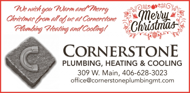 Merry Christmas, Cornerstone Plumbing, Heating & Cooling, Laurel, MT