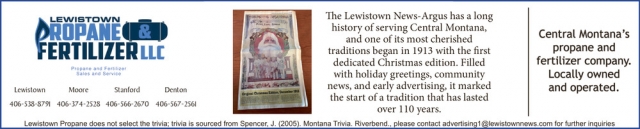 Propane Services, Lewistown Propane & Fertilizer LLC, Stanford, MT