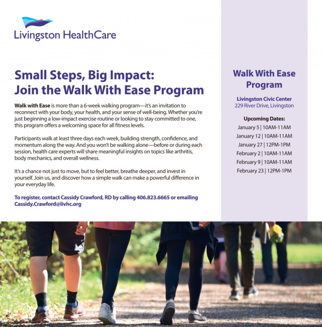 Small Steps, Big Impact, Livingston Healthcare, Livingston, MT