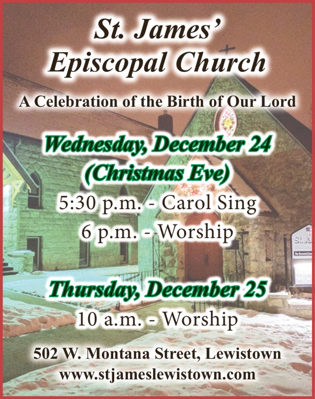 Christmas Eve, St. James' Episcopal Church, Lewistown, MT
