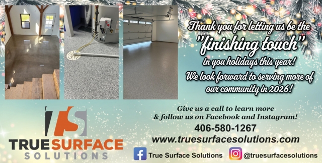 Epoxy Concrete Coatings, True Surface Solutions, Lewistown, MT