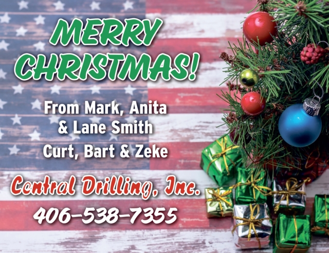 Merry Christmas!, Central Drilling, Inc., Lewistown, MT