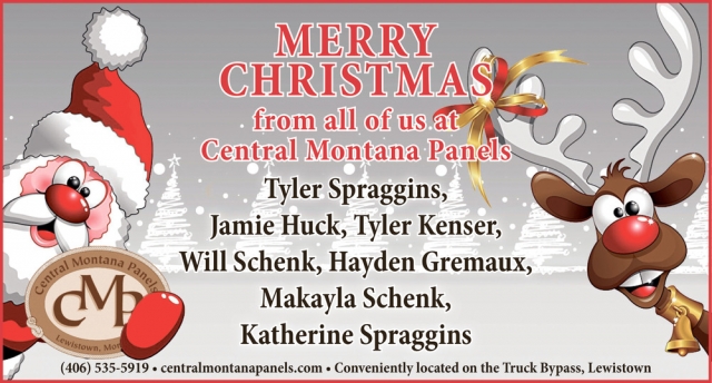 Merry Christmas!, Central Montana Panels, Lewistown, MT