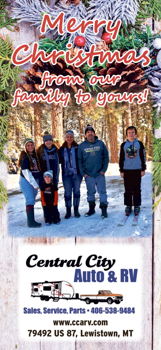 Merry Christmas!, Central City Auto & RV, Lewistown, MT
