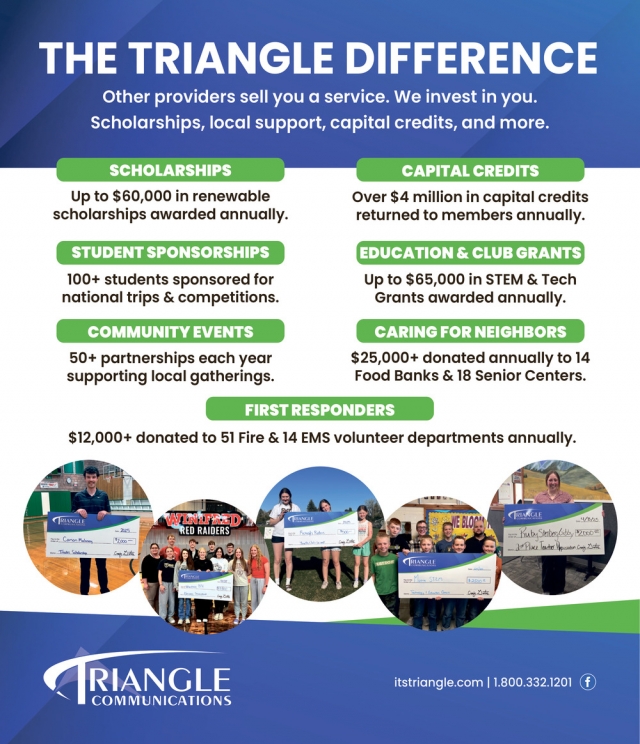 The Triangle Difference, Triangle Communications, Havre, MT