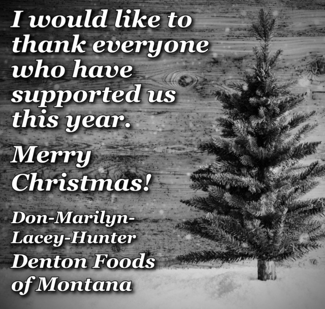 Merry Christmas, Denton Foods