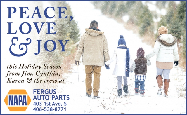 Peace, Love & Joy, Napa - Lewistown, Lewistown, MT