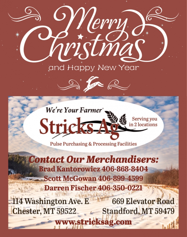 Merry Christmas, Stricks Ag