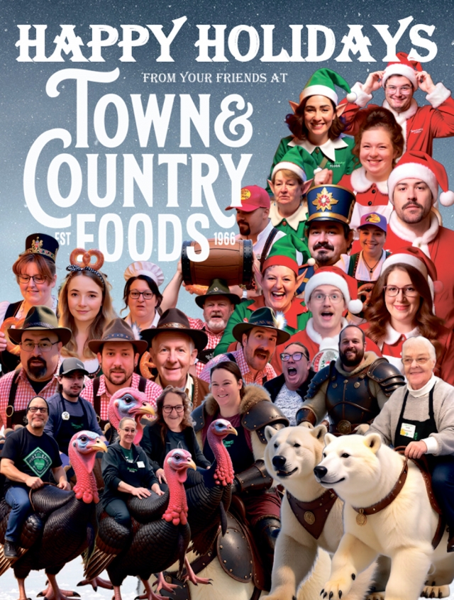 Happy Holidays, Town & Country Foods, Billings, MT