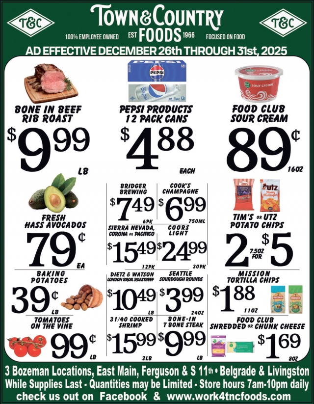 Foods, Town & Country Foods - Bozeman, Bozeman, MT