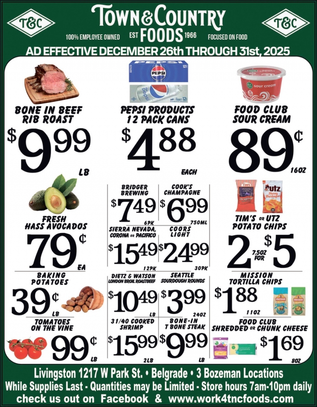 Foods, Town & Country Foods - Bozeman, Bozeman, MT