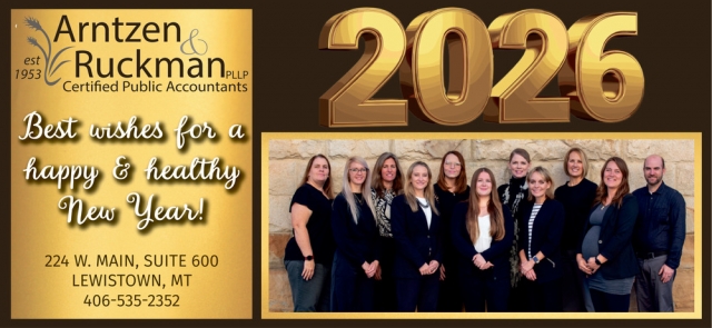 Certified Public Accountants, Arntzen & Ruckman PLLP, Lewistown, MT