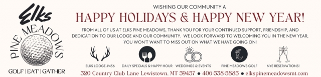 Happy Holidays & Happy New Year!, Pine Meadows, Lewistown, MT
