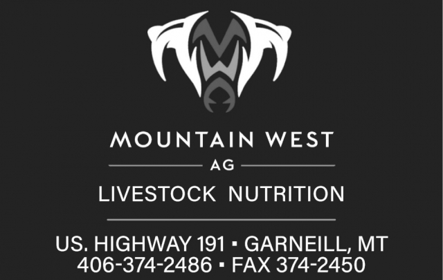 Livestock Nutrition, Mountain West Ag, Garneill, MT