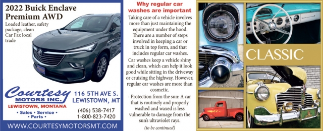 2022 Buick Enclave Premium AWD, Courtesy Motors Inc