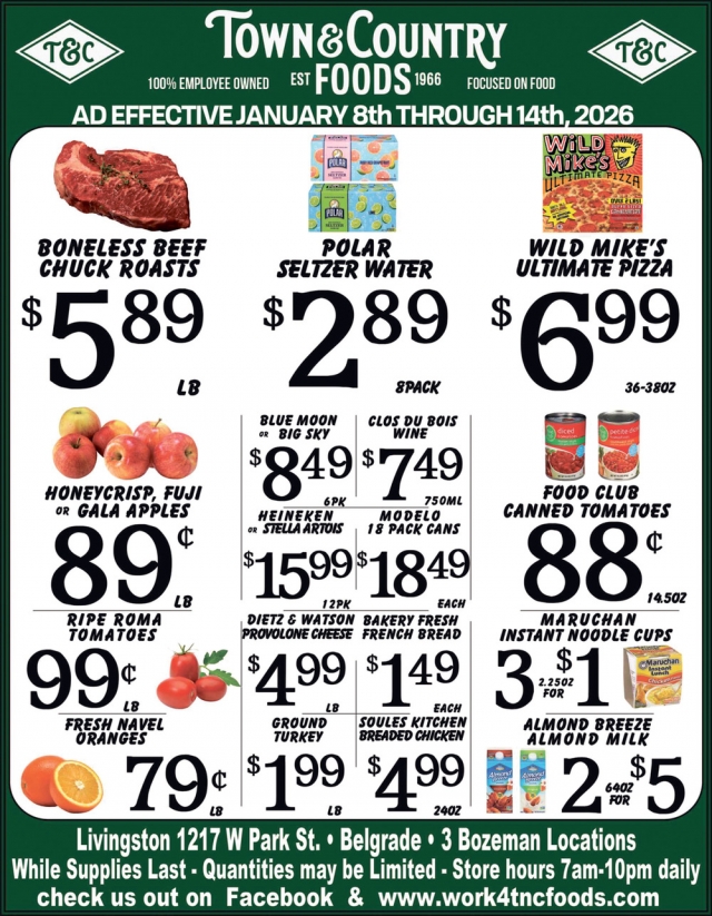 Foods, Town & Country Foods - Bozeman, Bozeman, MT