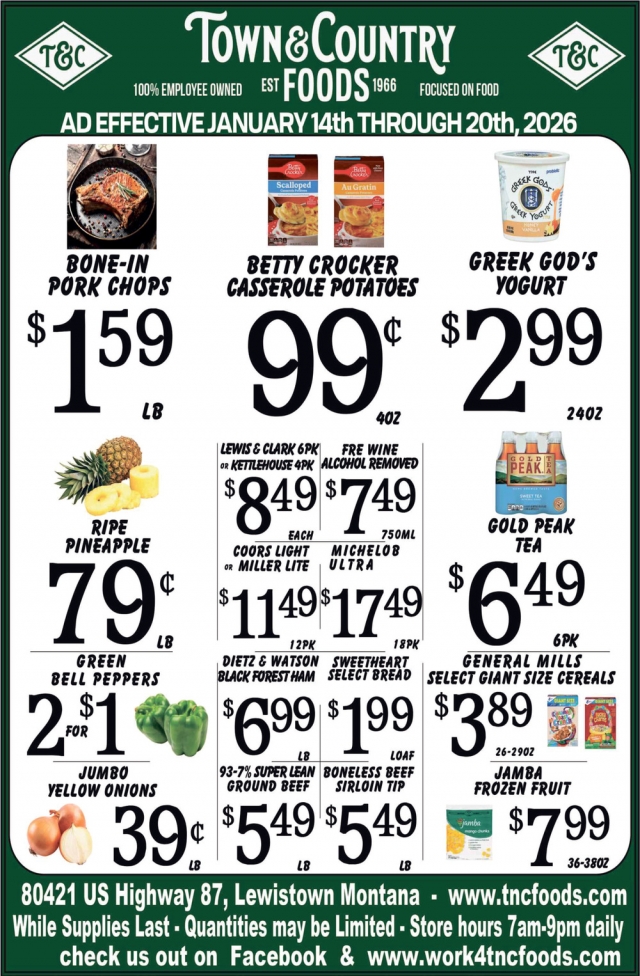 Foods , Town & Country Foods, Billings, MT