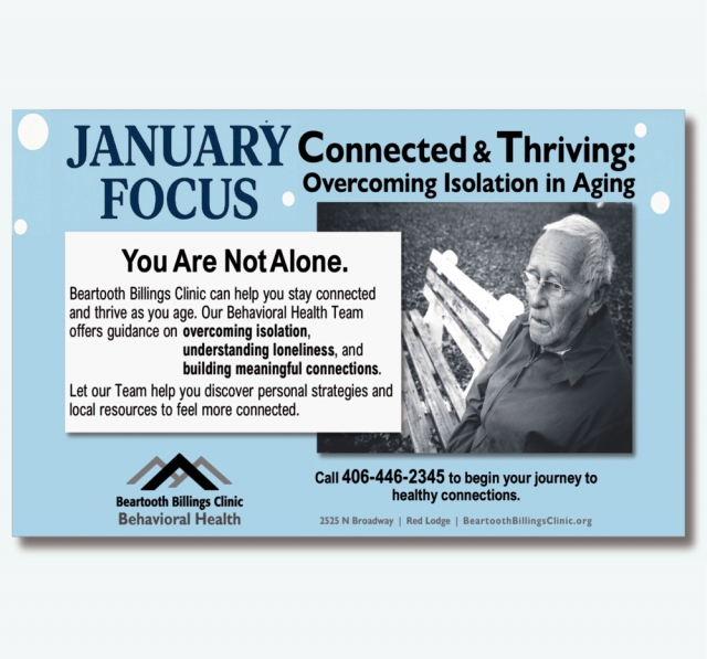 January Focus, Beartooth Billings Clinic, Red Lodge, MT