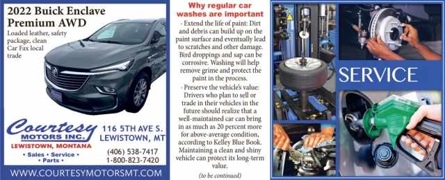 2022 Buick Enclave Premium AWD, Courtesy Motors Inc