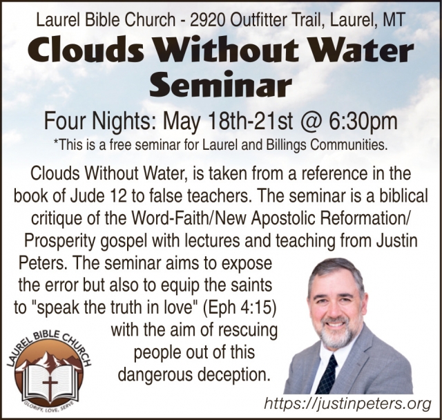 Clouds Without Water Seminar, Laurel Bible Church