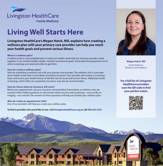 Living Well Starts Here, Livingston Healthcare, Livingston, MT