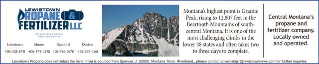 Propane Services, Lewistown Propane & Fertilizer LLC, Stanford, MT