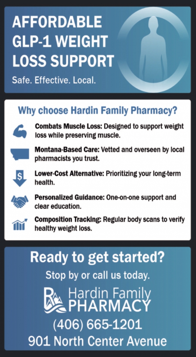 Affordable GLP-1 Weight Loss Support, Hardin Family Pharmacy