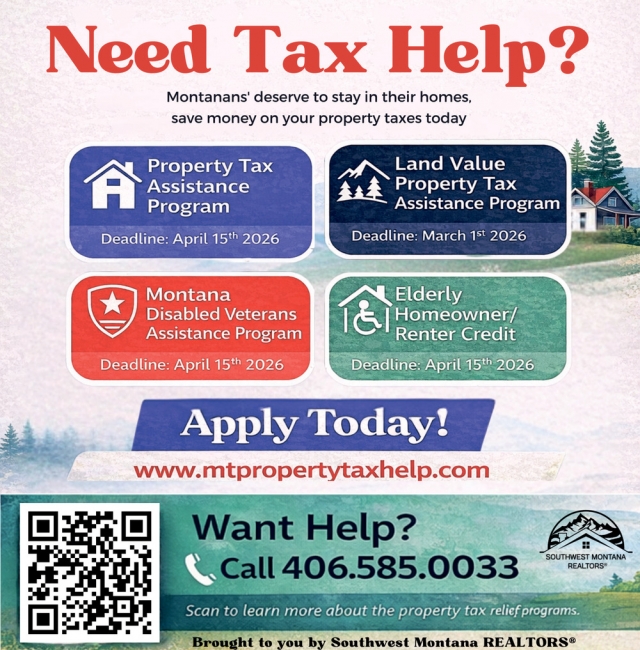 Need Tax Help?, Property Tax Relief for Montana